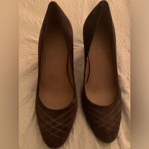 Talbots Woven Suede Heels